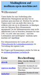 Mobile Screenshot of mailman.open-machine.net