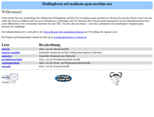 Tablet Screenshot of mailman.open-machine.net